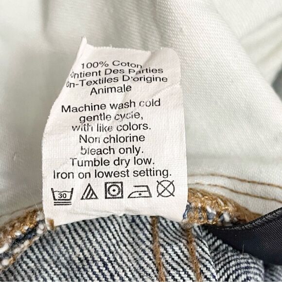 Madewell Rivet & Thread Boyjean Linwood Wash Size 25 | 0 Straight Leg High Waist - Picture 9 of 10